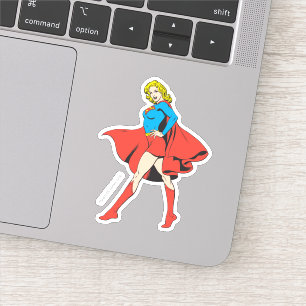Supergirl Strejka a Pose Klistermärken