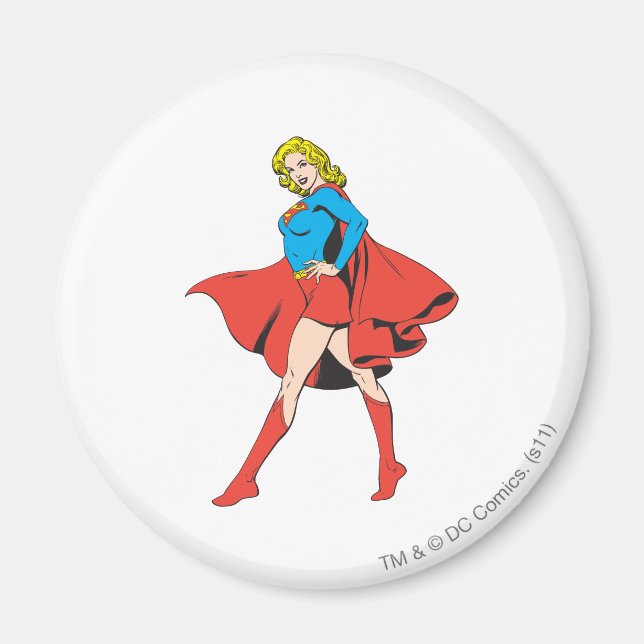 Supergirl Strejka a Pose Magnet (Framsidan)