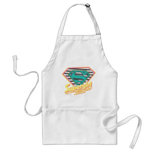 Supergirl Stripe-Logotyp Förkläde