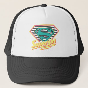 Supergirl Stripe-Logotyp Keps