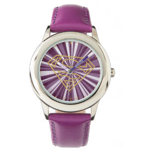Supergirl Studed S-Shield Armbandsur