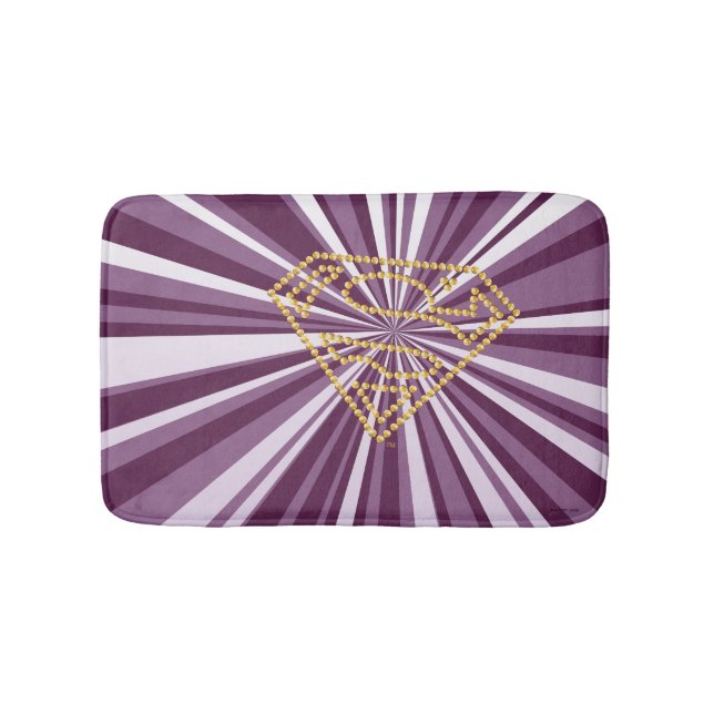 Supergirl Studed S-Shield Badrumsmatta (Framsidan)