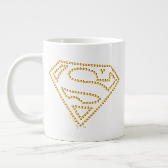Supergirl Studed S-Shield Jumbo Mugg (Vänster)