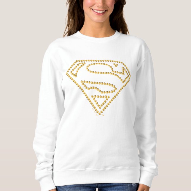 Supergirl Studed S-Shield T Shirt (Framsida)