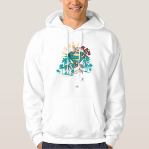 Supergirl surfa sweatshirt med luva