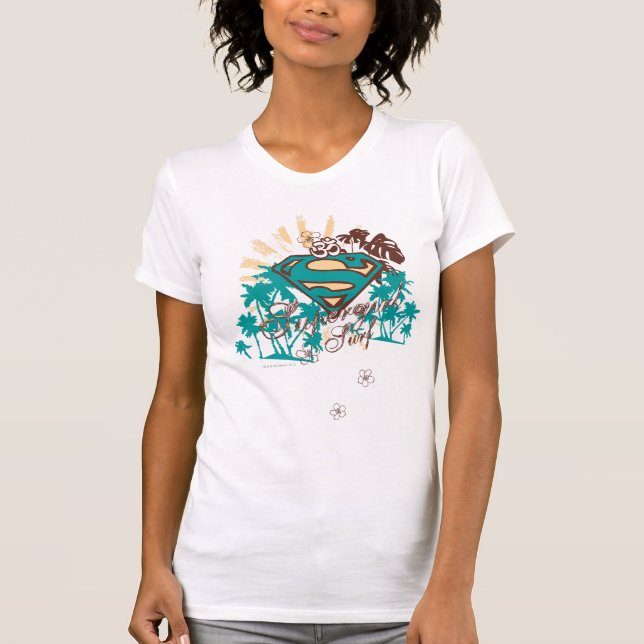 Supergirl surfa t-shirt (Framsida)