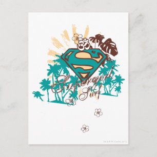 Supergirl Surfa Vykort