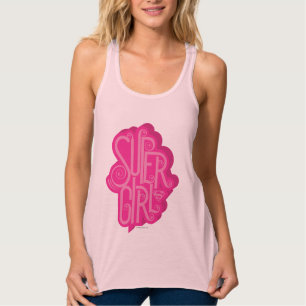Supergirl Swirl 2 Linne Med Racerback