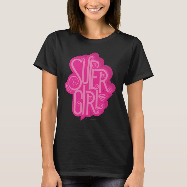 Supergirl Swirl 2 Tee (Framsida)