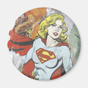 Supergirl Tecknad Capers 2 Magnet