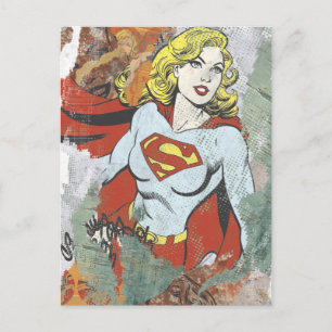 Supergirl Tecknad Capers 2 Vykort
