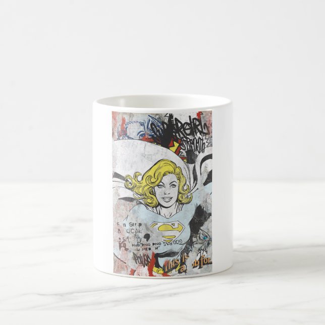 Supergirl Tecknad Capers 3 Kaffemugg (Center)