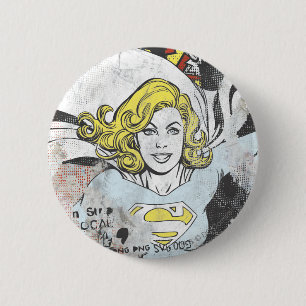 Supergirl Tecknad Capers 3 Knapp