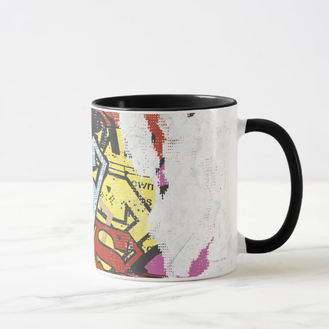 Supergirl Tecknad Capers 4 Mugg (Höger)
