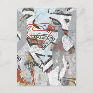 Supergirl Tecknad Capers Mönster 1 Vykort
