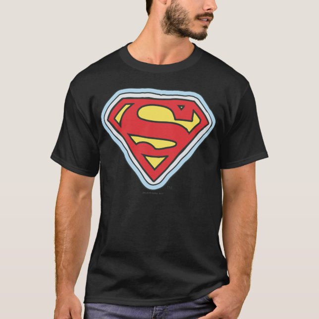 Supergirl Tecknad Logotyp T-shirt (Framsida)