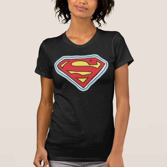 Supergirl Tecknad Logotyp T-shirt (Framsida)