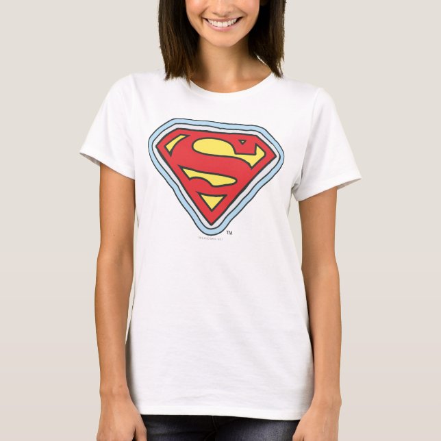 Supergirl Tecknad Logotyp Tröja (Framsida)