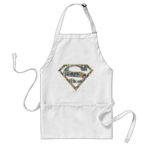 Supergirl Tecknad Strip Logotyp Förkläde