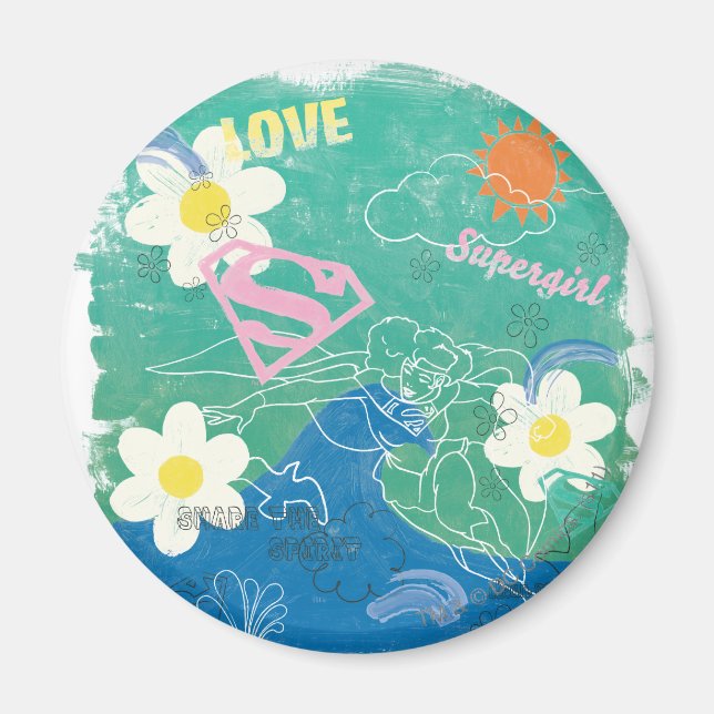 Supergirl  till Spirit & Kärlek Magnet (Framsidan)