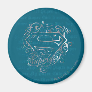 Supergirl Toppen Fly Toppen Cute Magnet