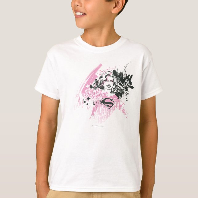 Supergirl Totally Fabulous T-shirt (Framsida)