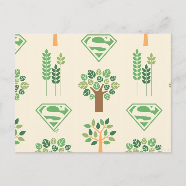 Supergirl Träd Vykort (Framsida)