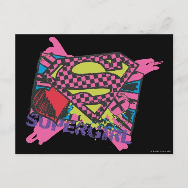 Supergirl X Vykort (Framsida)