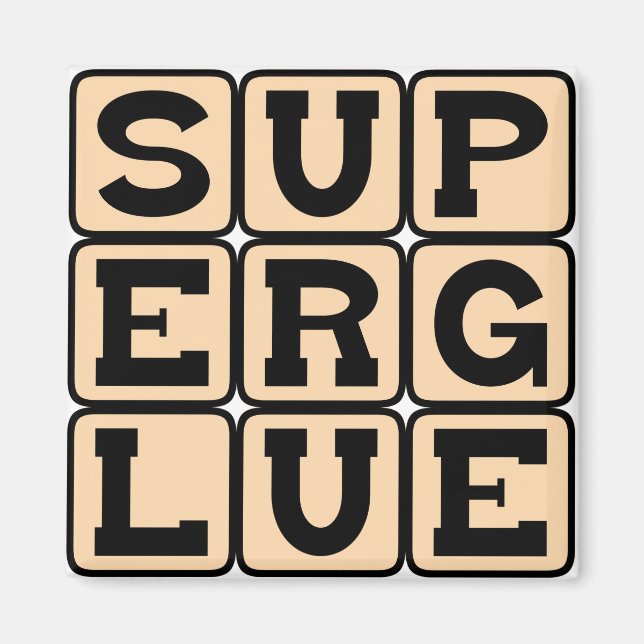 Superglim, Underbar lim Magnet (Framsidan)