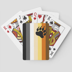SUPERHÄFTIGA HBTQ-Björnstolthetsfärger Casinokort