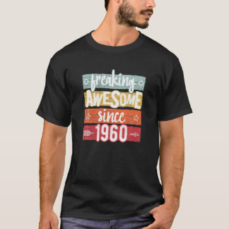 Superhärlig sedan 1960, Retro Födelsedagspresent T Shirt
