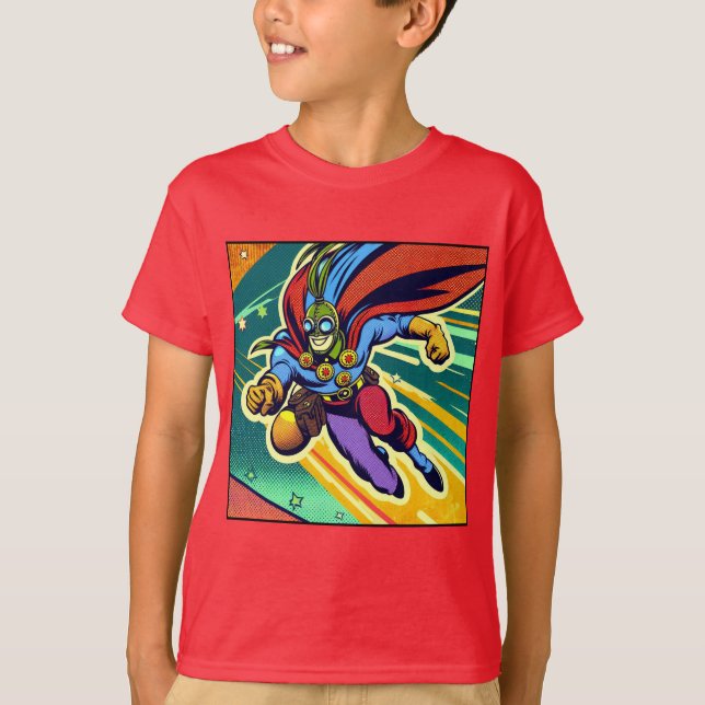 Superheld T Shirt (Framsida)
