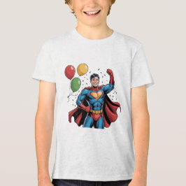 Superhero Boys Birthday Party T Shirt