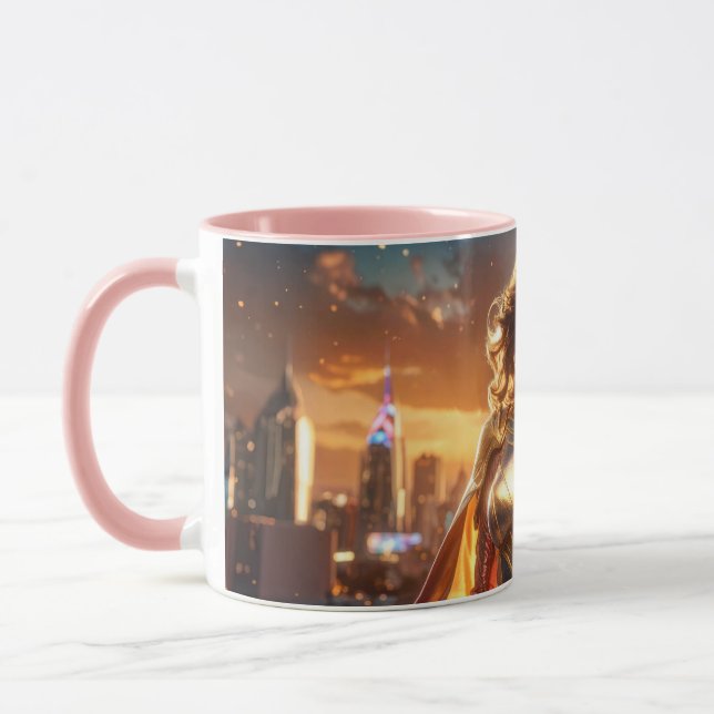 SUPERHERO - FEMALE SUPERHERO MUGG (Vänster)