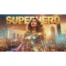 SUPERHERO - FEMALE SUPERHERO PRYDNADSKUDDE