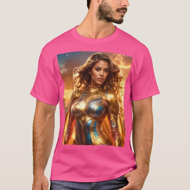 SUPERHERO - FEMALE SUPERHERO T SHIRT (Framsida)