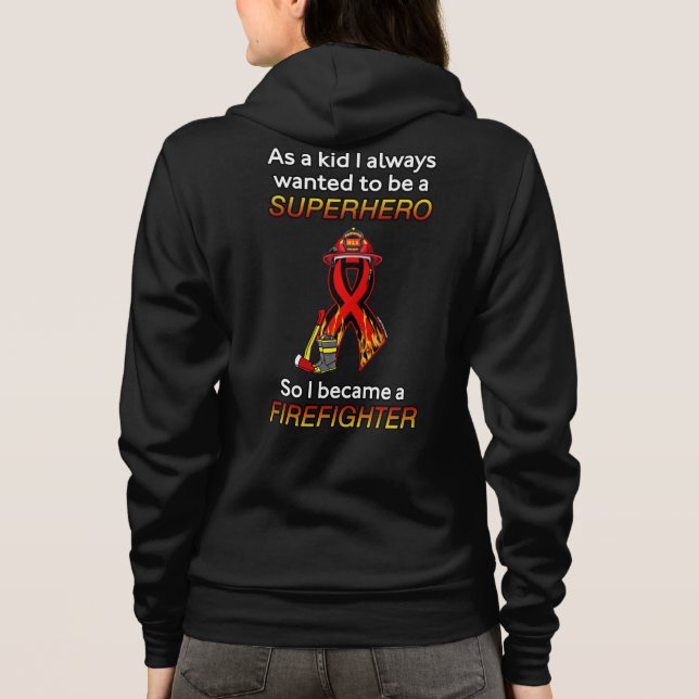 SUPERHERO...Firefighter T Shirt (Baksida)