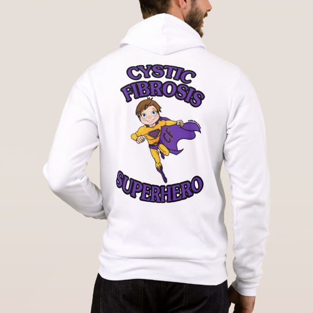 Superhero för Cystic Fibrosis för Jordanien… T Shirt (Baksida)