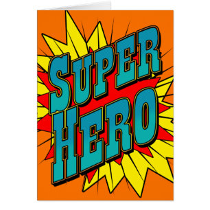 SuperHero Hälsningskort