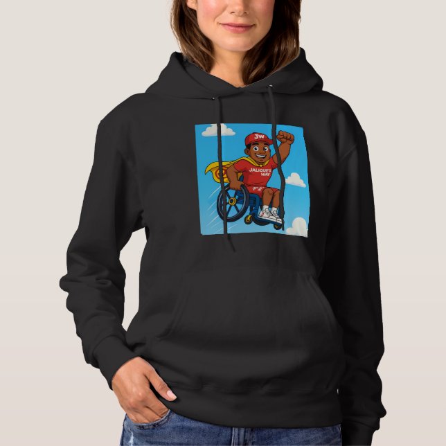 Superhero Hoodie Womens T Shirt (Framsida)