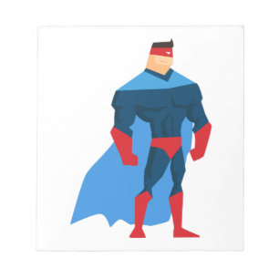 Superhero i handling anteckningsblock