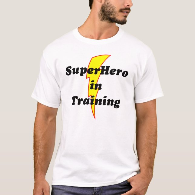 superhero i utbildning t shirt (Framsida)