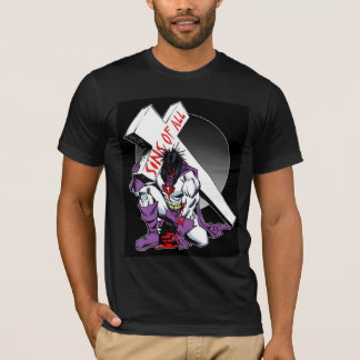 Superhero Jesus på den svart skjortan T Shirt