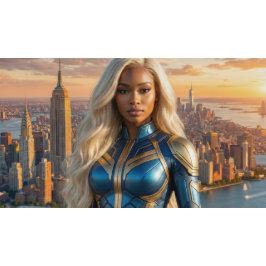 SUPERHERO - NEW YORK PAPPERSSERVETT