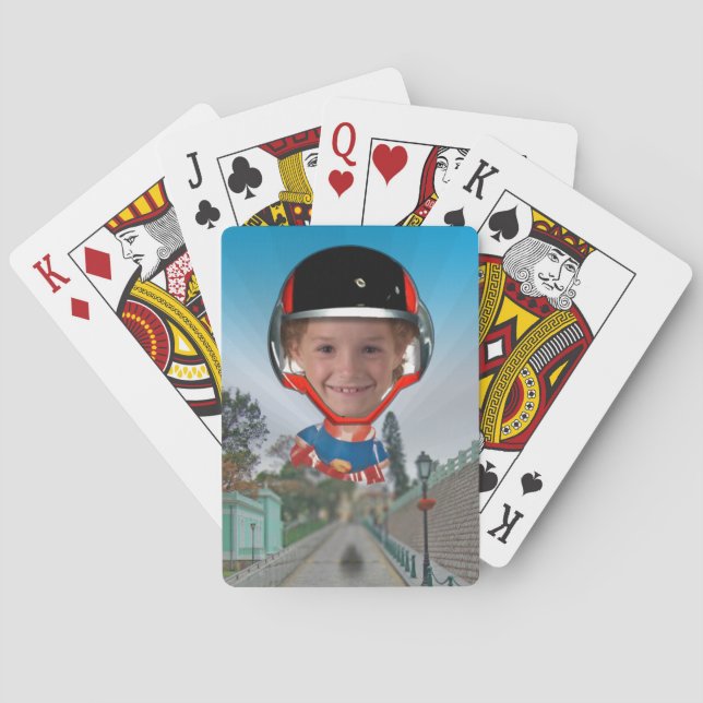 Superhero Playing Cards Casinokort (Baksidan)
