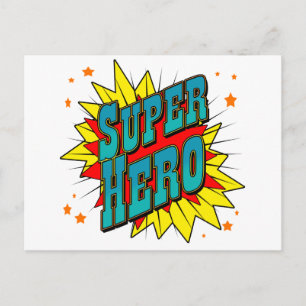 SuperHero Vykort