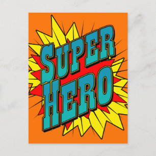 SuperHero Vykort