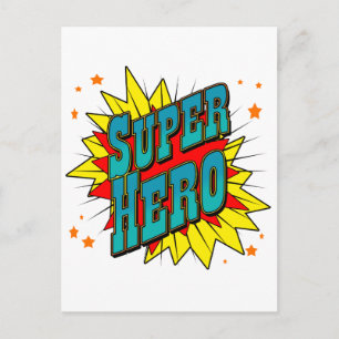 SuperHero Vykort