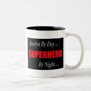 Superheroanalytiker Två-Tonad Mugg