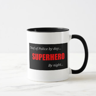 Superherochef av polis mugg